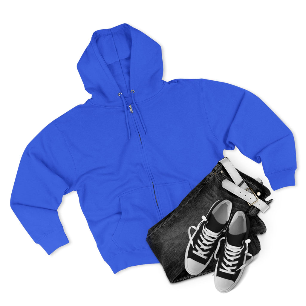 Zip Hoodie — 'PriorAuthDenied.com' Repeated Denied Graphic