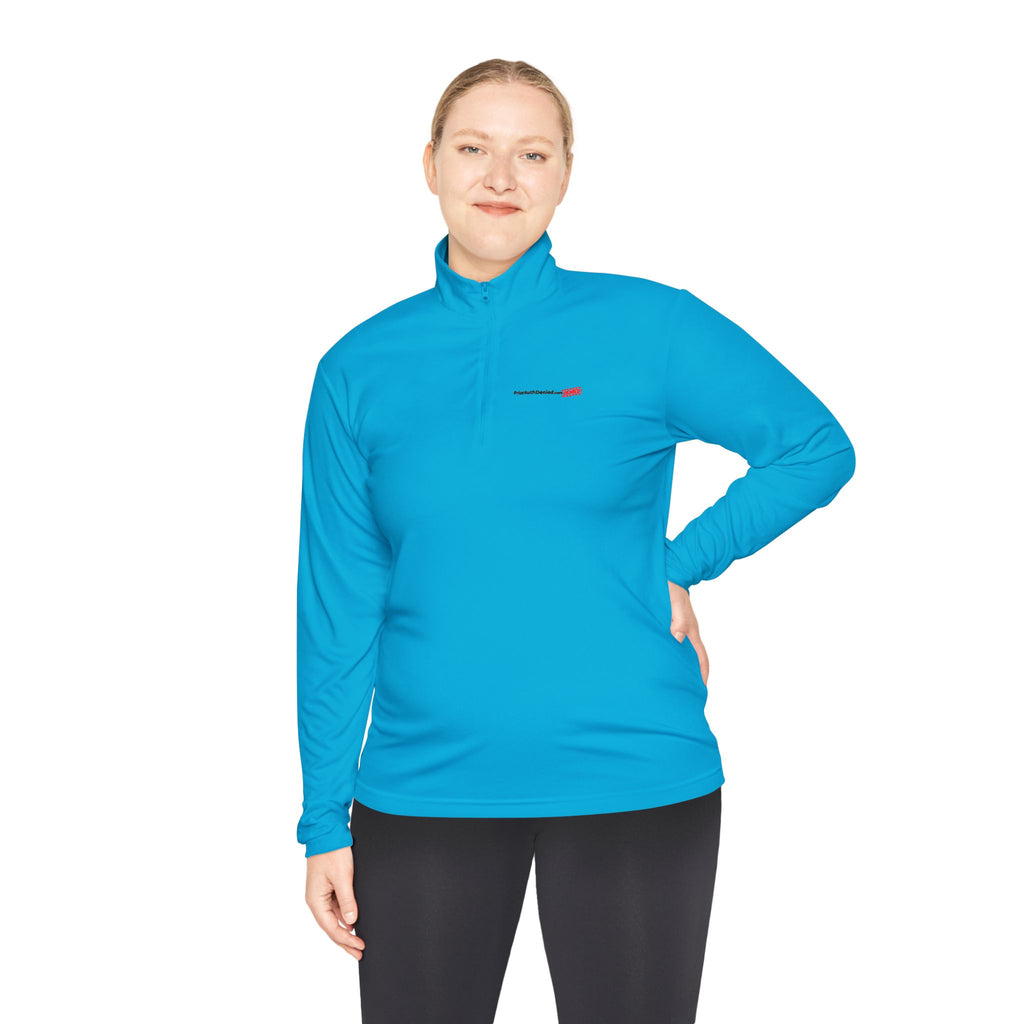 Quarter-Zip Pullover — "Documented. Escalated. Ignored." Minimalist Safety Logo