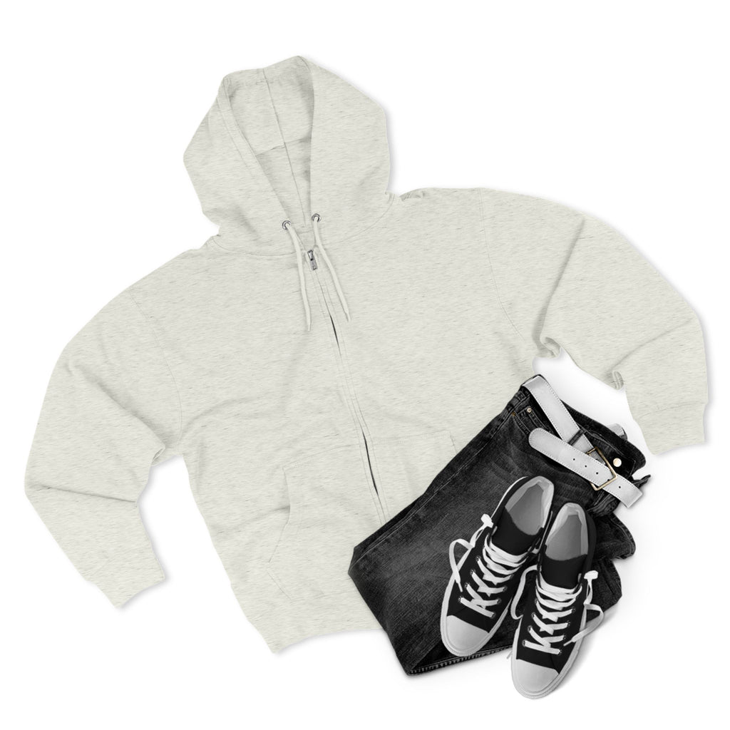 Zip Hoodie — 'PriorAuthDenied.com' Repeated Denied Graphic
