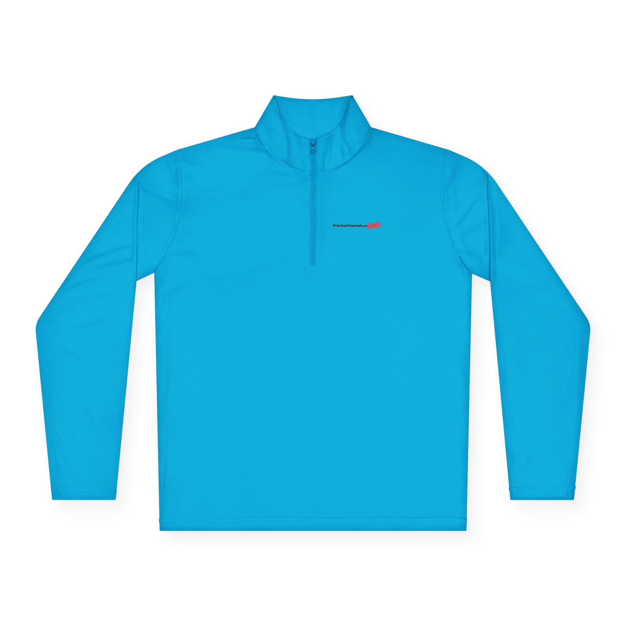 Quarter-Zip Pullover — "Documented. Escalated. Ignored." Minimalist Safety Logo
