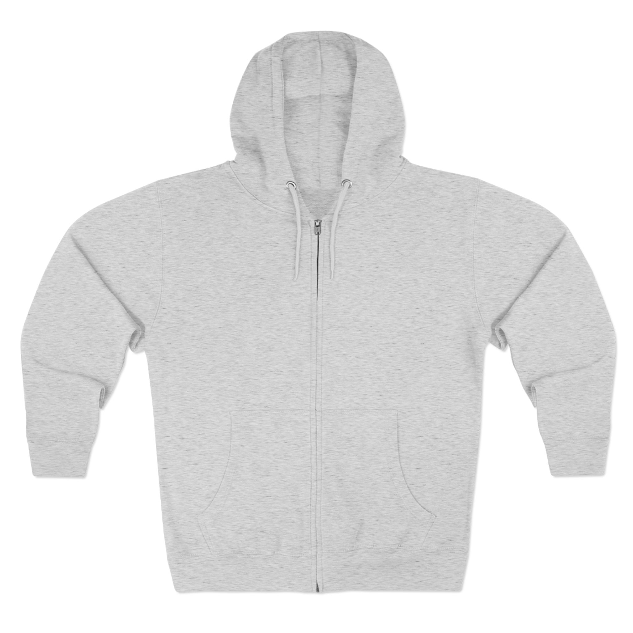 Zip Hoodie — 'PriorAuthDenied.com' Repeated Denied Graphic