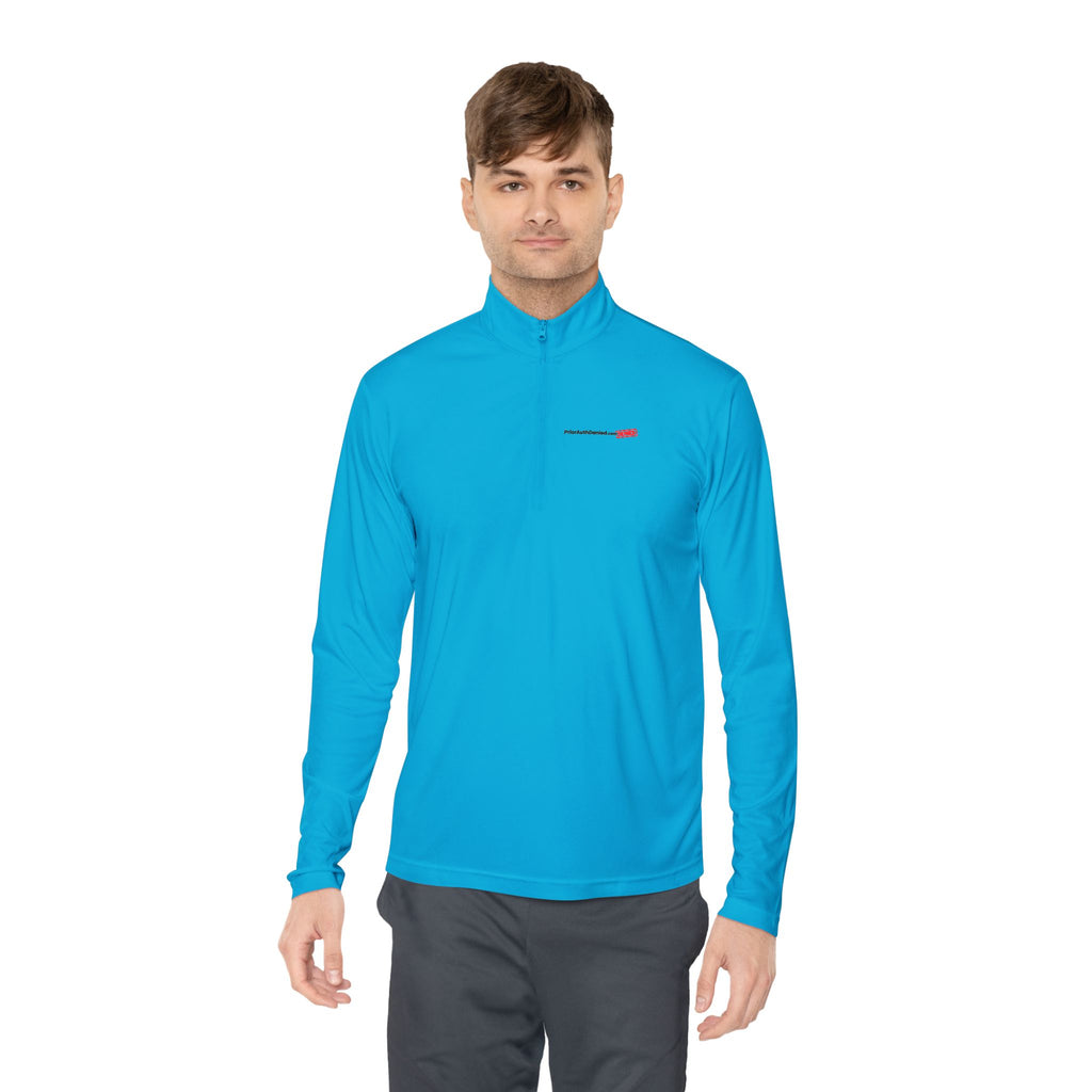 Quarter-Zip Pullover — "Documented. Escalated. Ignored." Minimalist Safety Logo